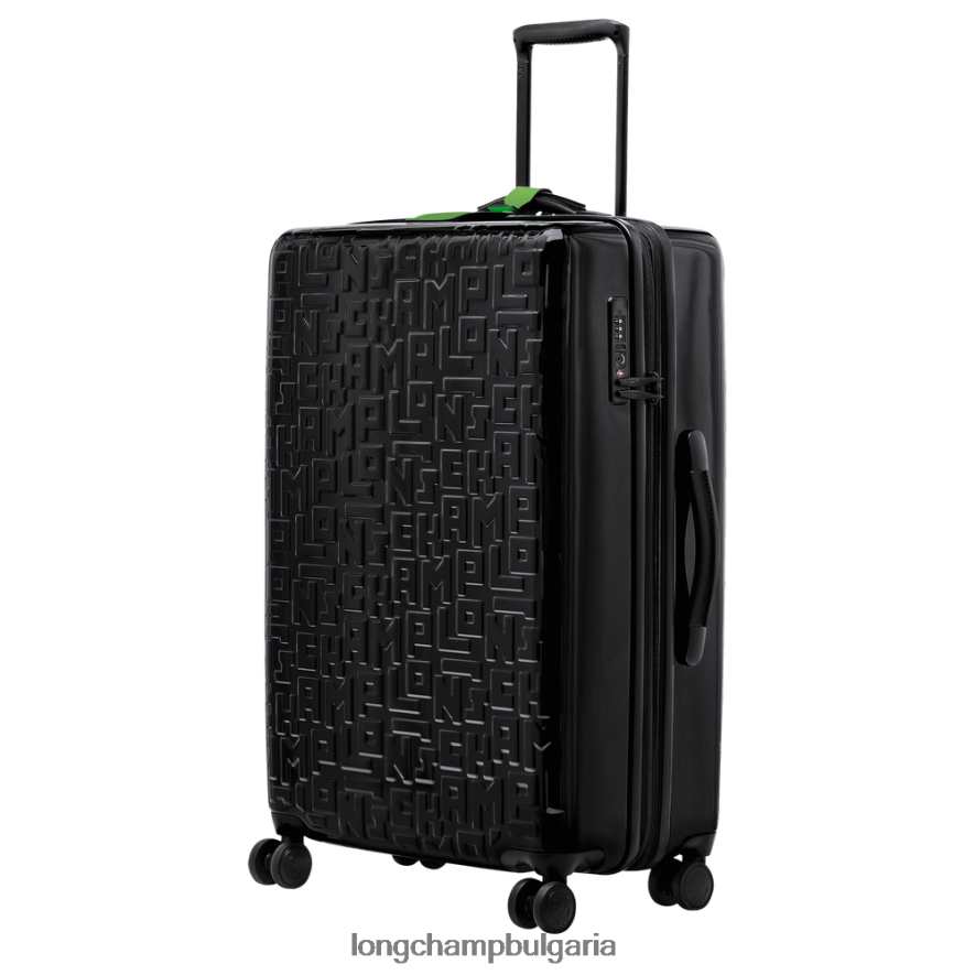 черен мъже lgp куфар за пътуване чанти Longchamp 6084PZ843