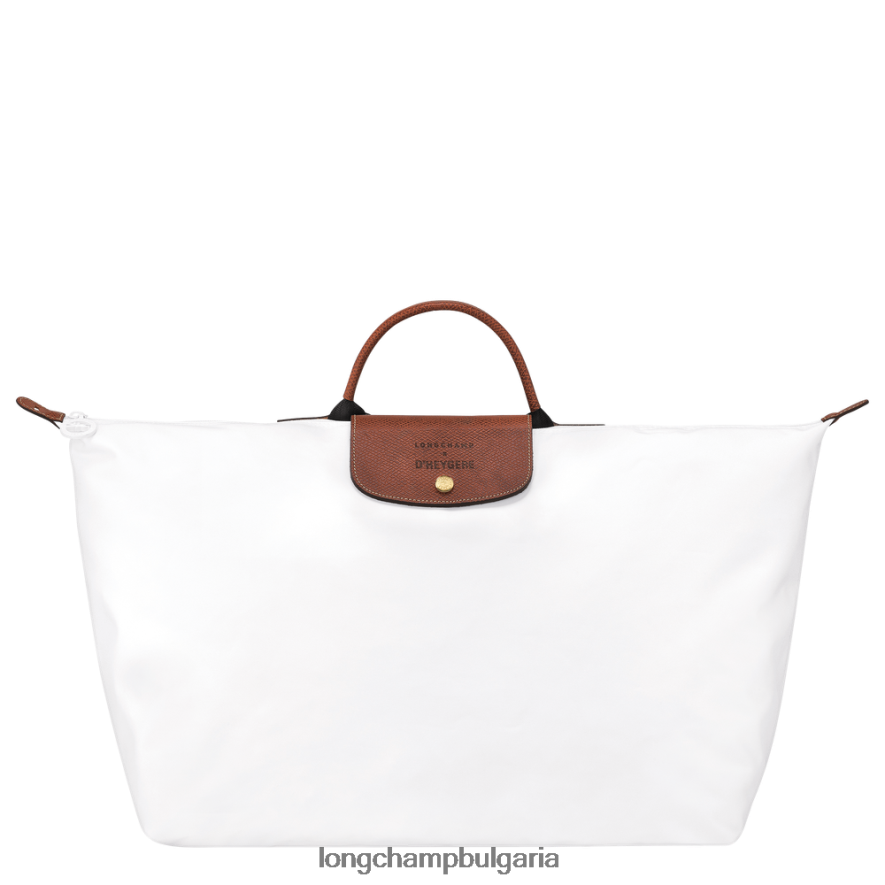 бяло мъже пътна чанта / раница чанти Longchamp X D'heygere 6084PZ833