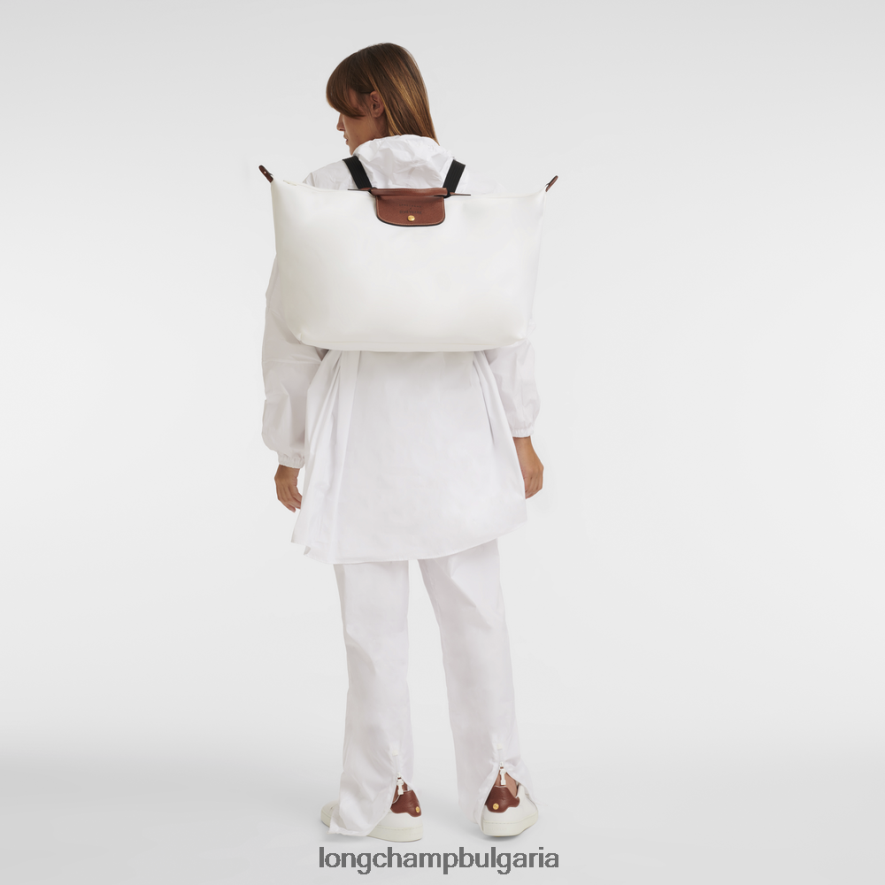бяло мъже пътна чанта / раница чанти Longchamp X D'heygere 6084PZ833