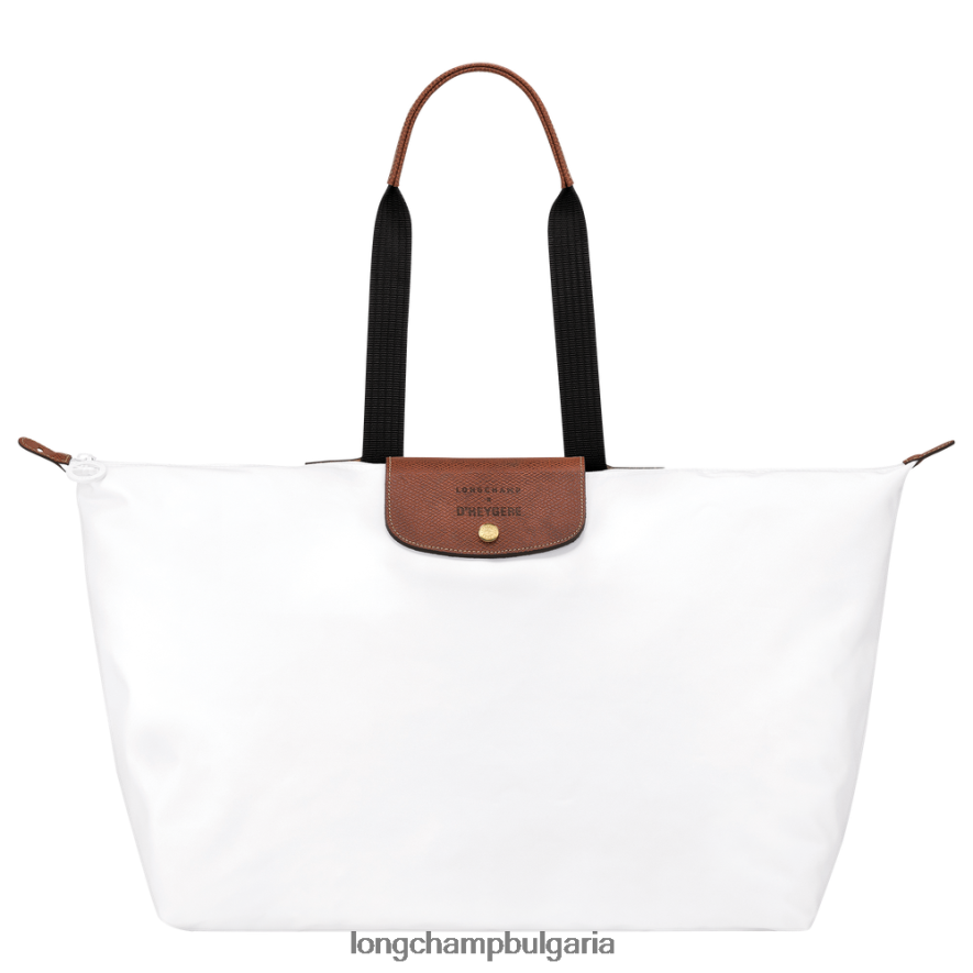бяло мъже пътна чанта / раница чанти Longchamp X D'heygere 6084PZ833