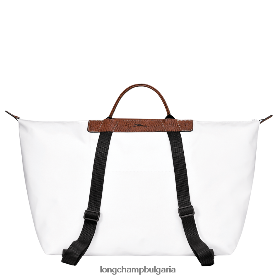 бяло мъже пътна чанта / раница чанти Longchamp X D'heygere 6084PZ833