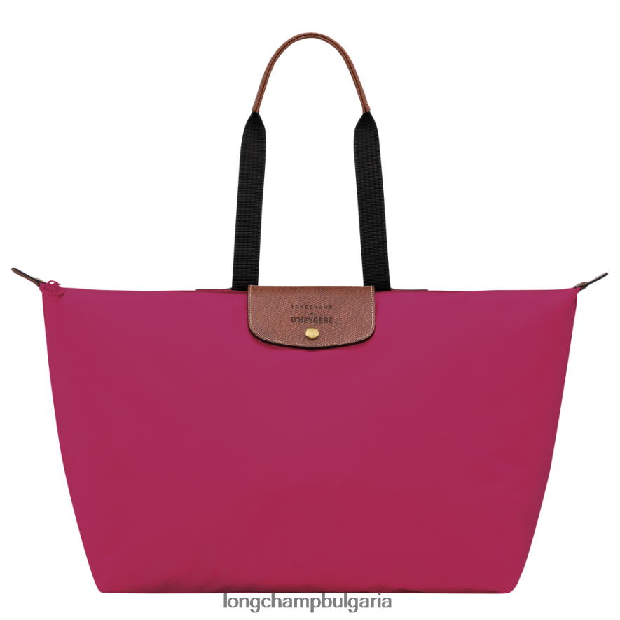 розово мъже пътна чанта / раница чанти Longchamp X D'heygere 6084PZ834