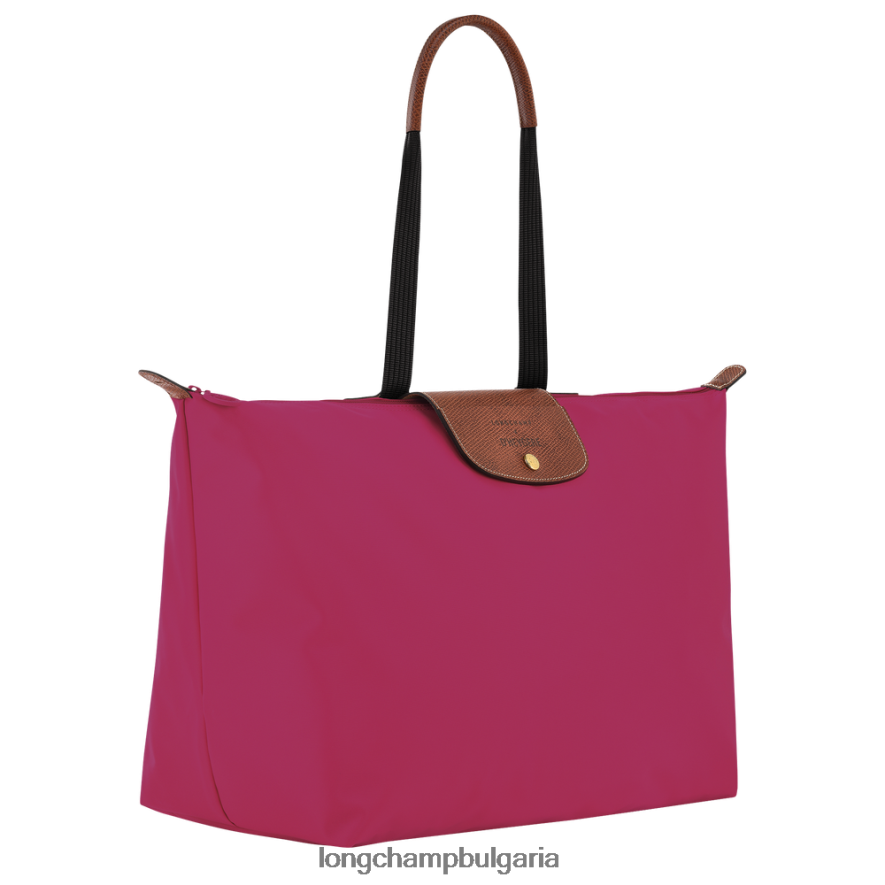 розово мъже пътна чанта / раница чанти Longchamp X D'heygere 6084PZ834