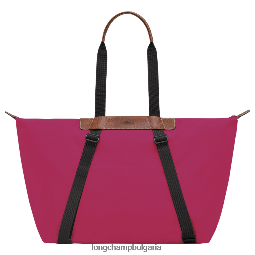 розово мъже пътна чанта / раница чанти Longchamp X D'heygere 6084PZ834