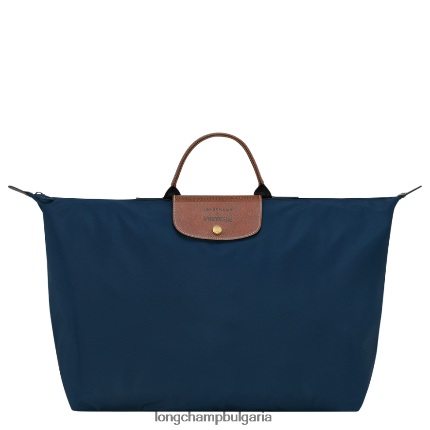 военноморски флот мъже пътна чанта / раница чанти Longchamp X D'heygere 6084PZ835
