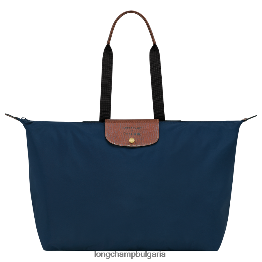 военноморски флот мъже пътна чанта / раница чанти Longchamp X D'heygere 6084PZ835