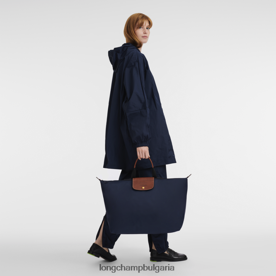 военноморски флот мъже пътна чанта / раница чанти Longchamp X D'heygere 6084PZ835