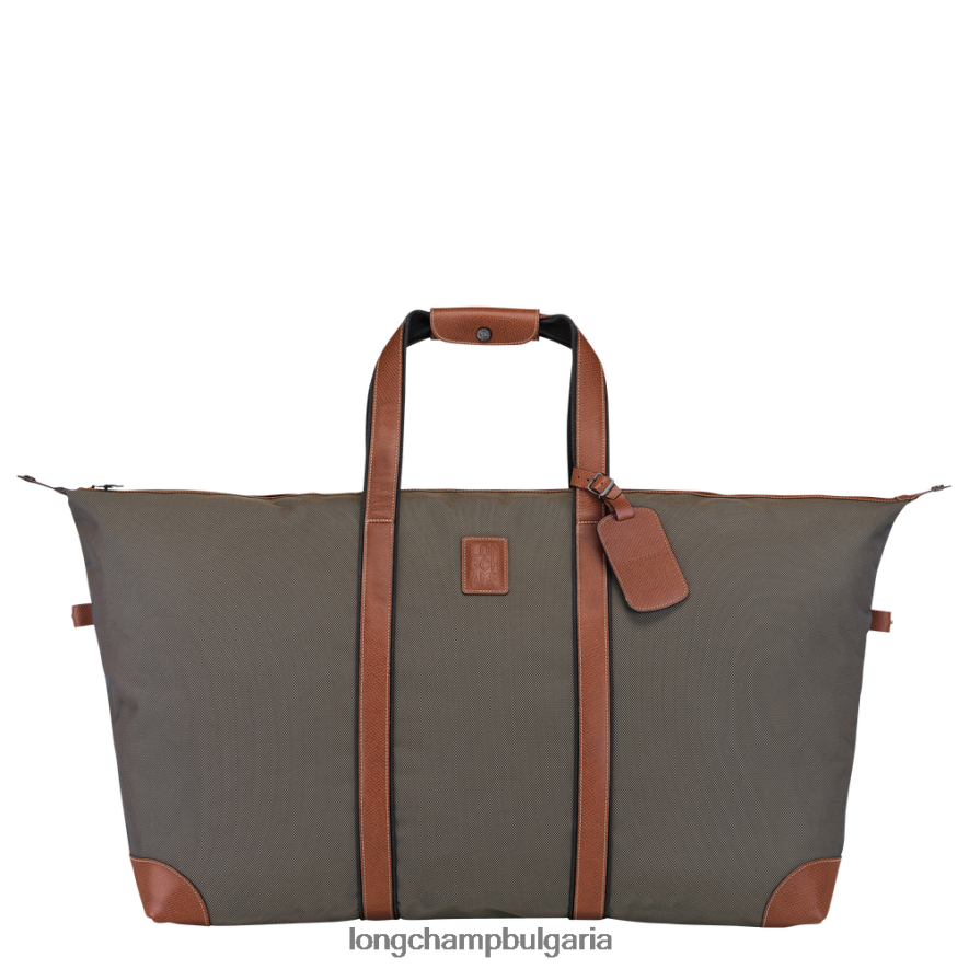 кафяво мъже пътна чанта boxford чанти Longchamp 6084PZ766