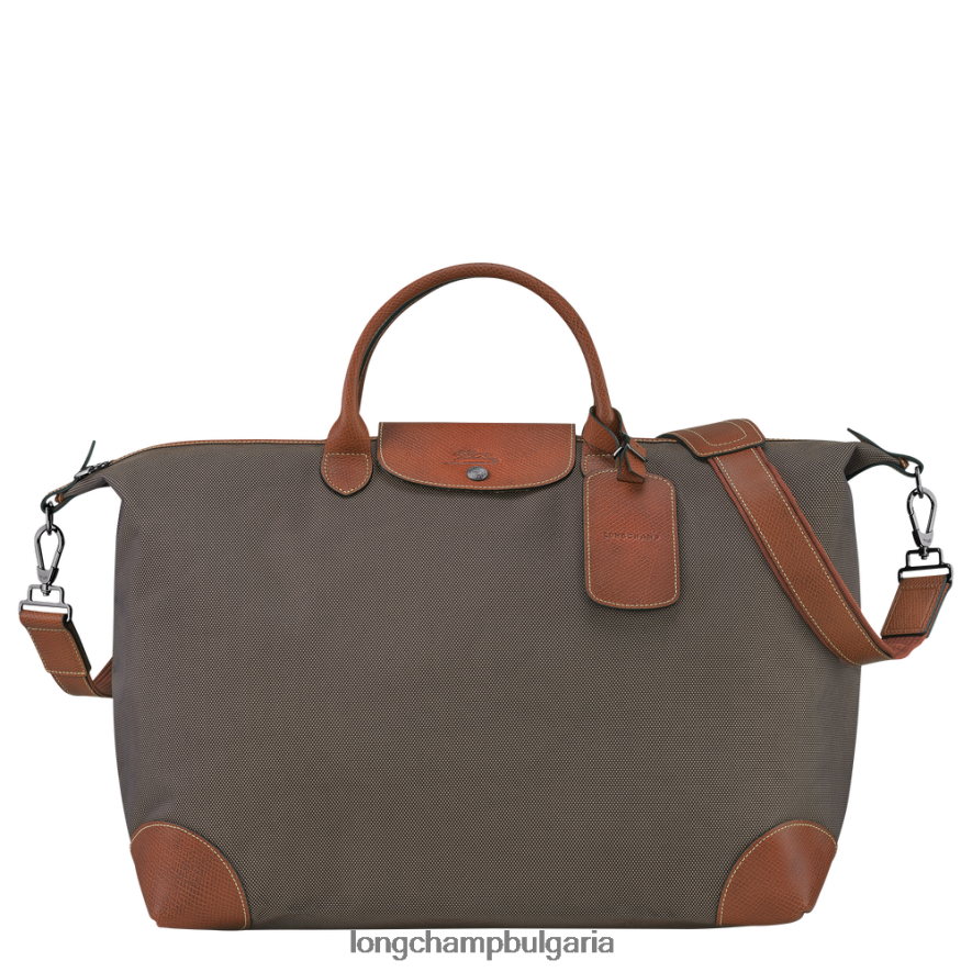 кафяво мъже пътна чанта boxford чанти Longchamp 6084PZ769