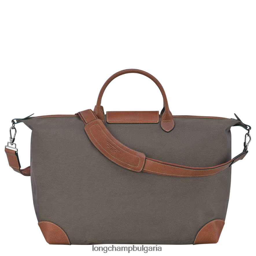 кафяво мъже пътна чанта boxford чанти Longchamp 6084PZ769