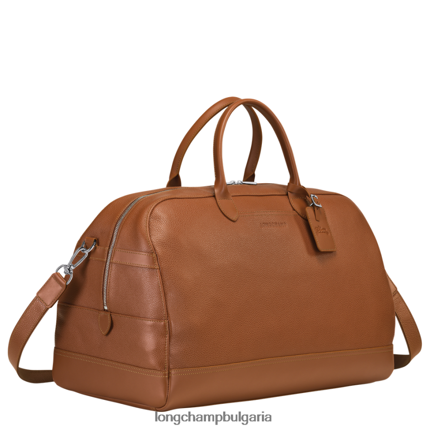 карамел мъже le foulonne пътна чанта чанти Longchamp 6084PZ825