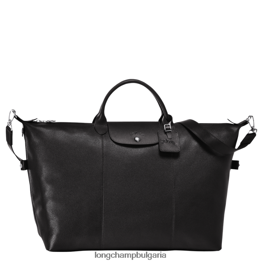 черен мъже le foulonne пътна чанта чанти Longchamp 6084PZ830