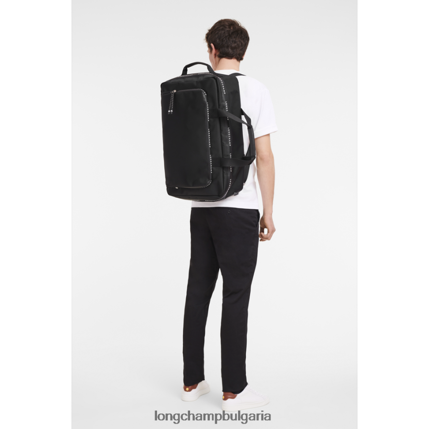 черен мъже енергийна пътна чанта le pliage чанти Longchamp 6084PZ779