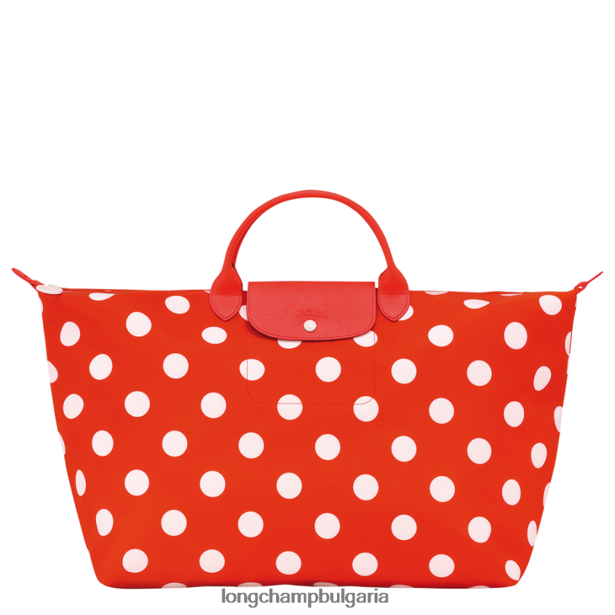 оранжево мъже le pliage колекция пътна чанта чанти Longchamp 6084PZ782