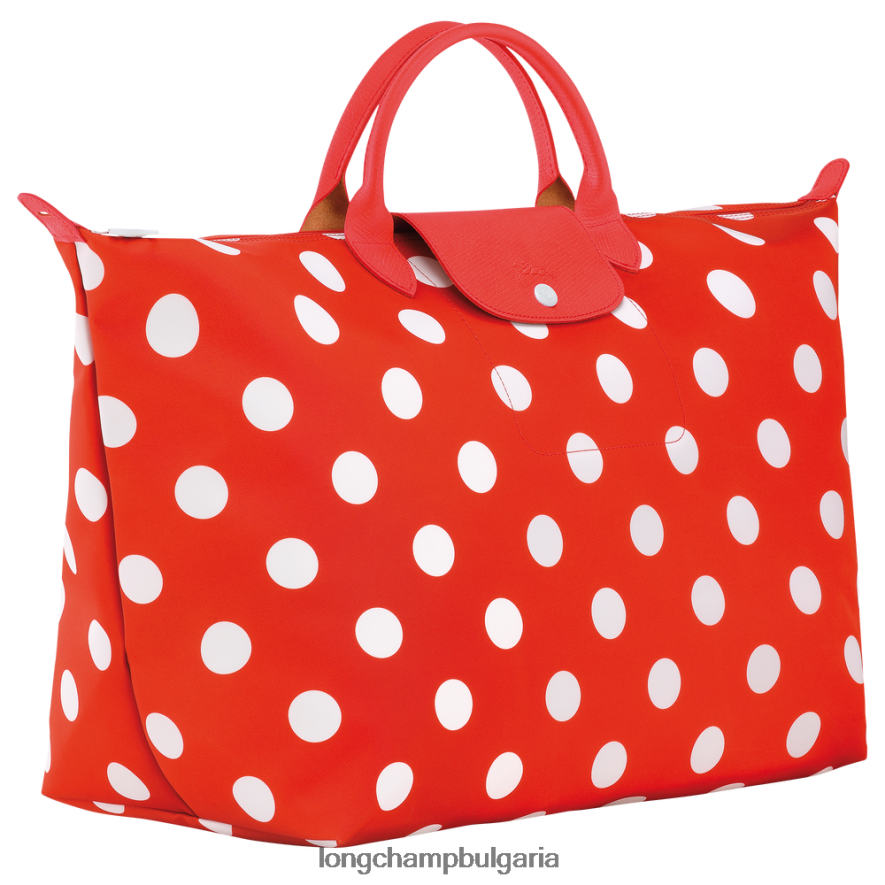 оранжево мъже le pliage колекция пътна чанта чанти Longchamp 6084PZ782