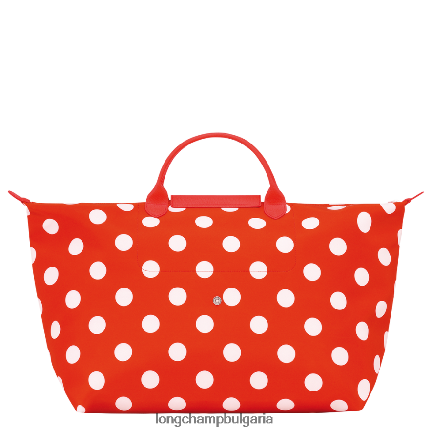 оранжево мъже le pliage колекция пътна чанта чанти Longchamp 6084PZ782