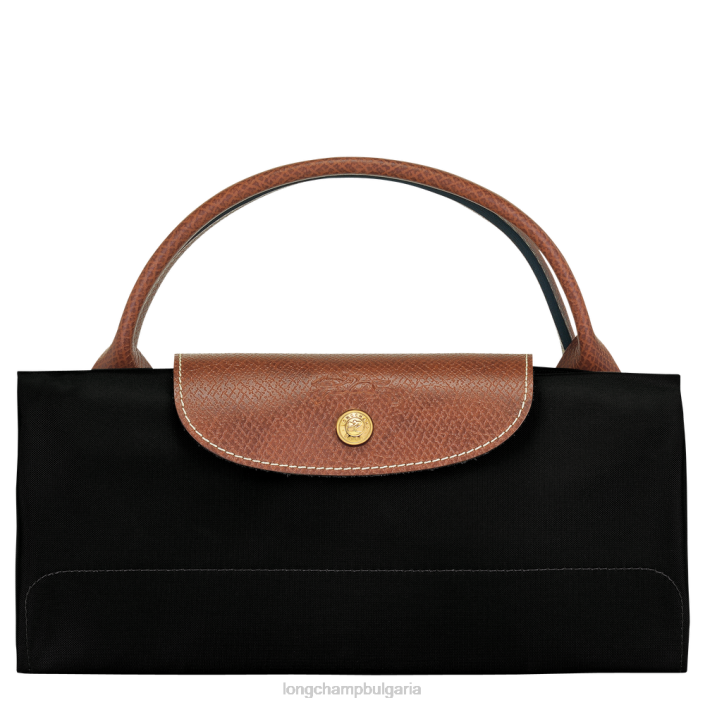 черен мъже le pliage оригинална чанта за пътуване чанти Longchamp 6084PZ812