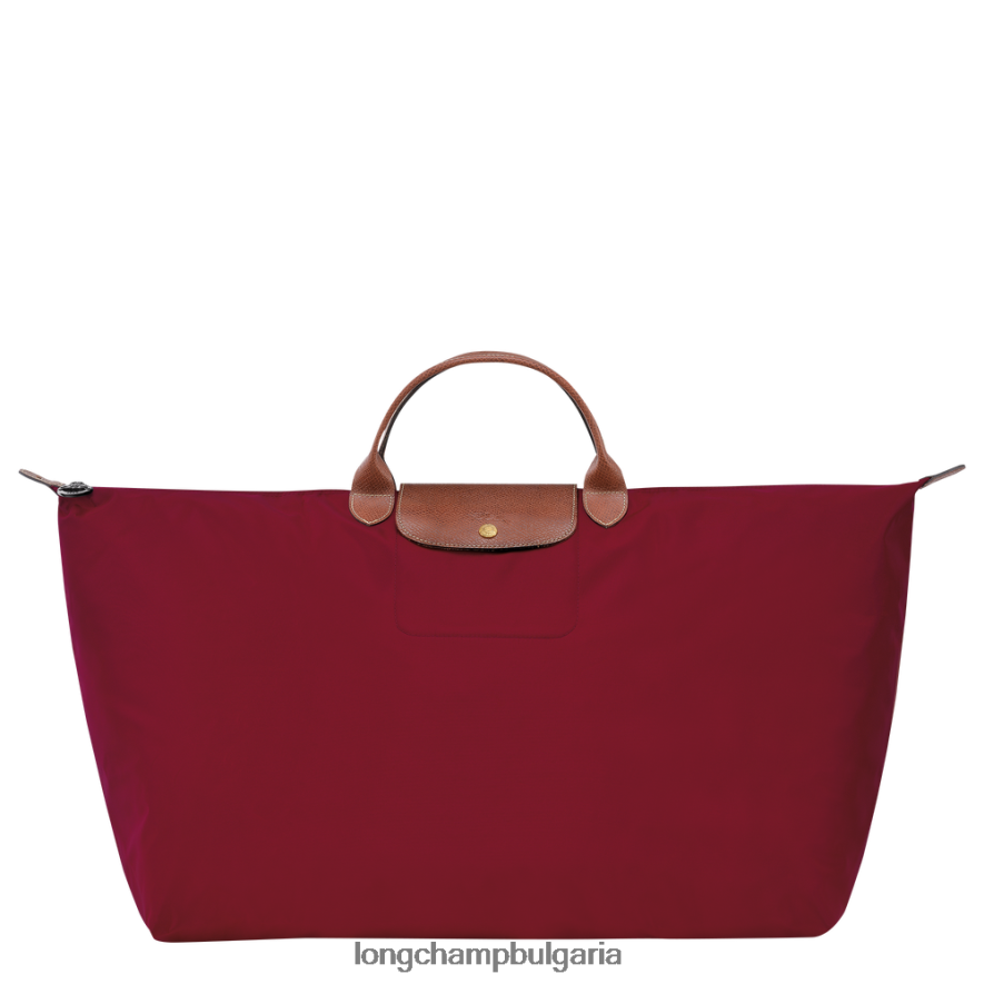 червен мъже le pliage оригинална чанта за пътуване чанти Longchamp 6084PZ814