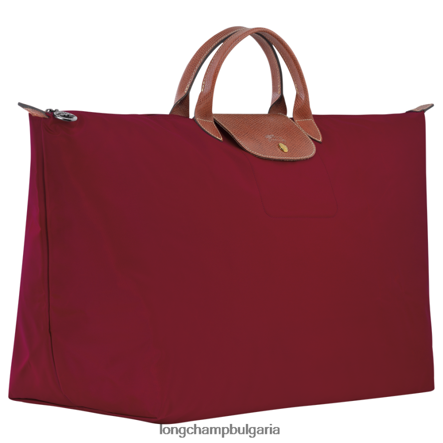 червен мъже le pliage оригинална чанта за пътуване чанти Longchamp 6084PZ814