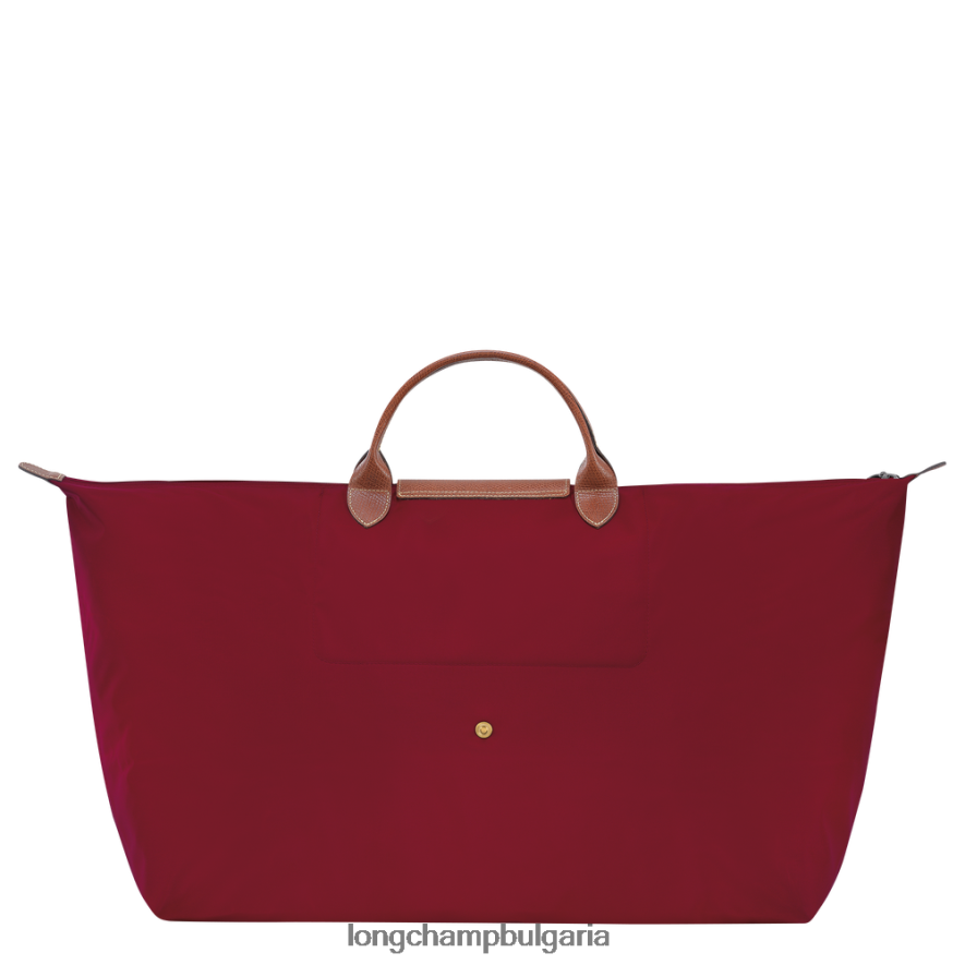 червен мъже le pliage оригинална чанта за пътуване чанти Longchamp 6084PZ814
