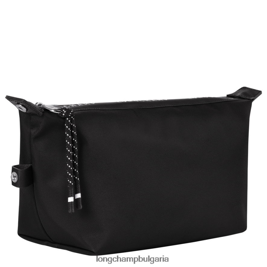 черен мъже калъф за енергийни тоалетни принадлежности le pliage чанти Longchamp 6084PZ868